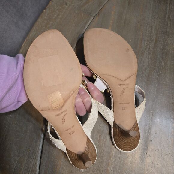 Rene Caovilla Crystal Gold Mules Sandals With Rhinestone Size 39.5 New - Picture 6 of 10